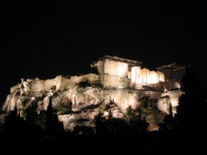 La Acr�polis de Noche